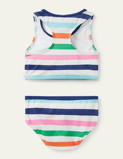 Racerback Bikini Set - Multi Stripe Racerback Bikini Set - Multi Stripe