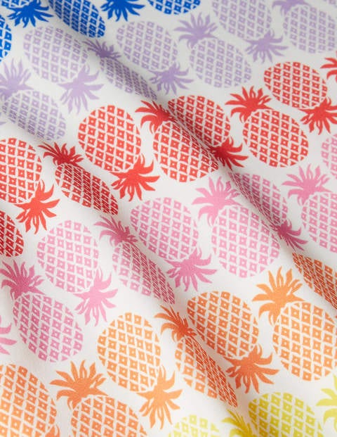 Long-sleeved Rash Guard - Multi Rainbow Pineapple Geo Long-sleeved Rash Guard - Multi Rainbow Pineapple Geo