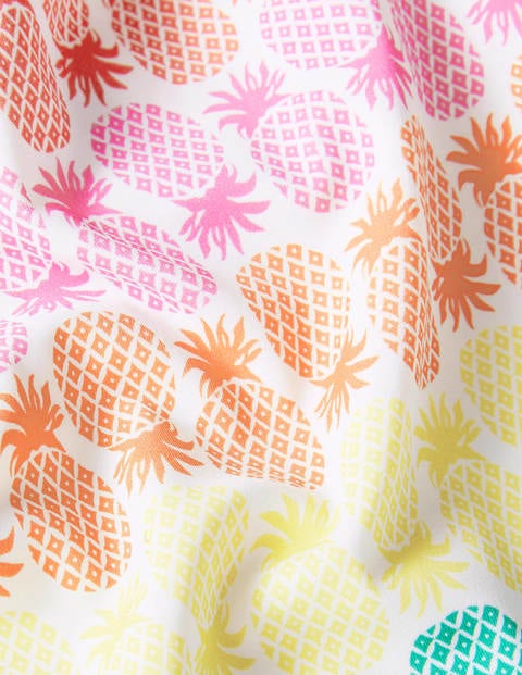 Patterned Tankini Top - Multi Rainbow Pineapple Geo Patterned Tankini Top - Multi Rainbow Pineapple Geo
