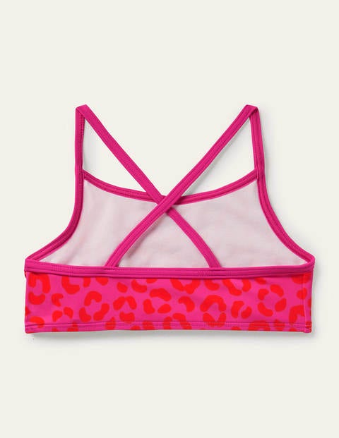 Patterned Bikini Top - Fuchsia Pink Leopard Patterned Bikini Top - Fuchsia Pink Leopard