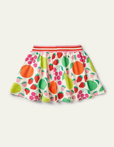 Jersey Skort - Ivory Tutti Fruitti Jersey Skort - Ivory Tutti Fruitti
