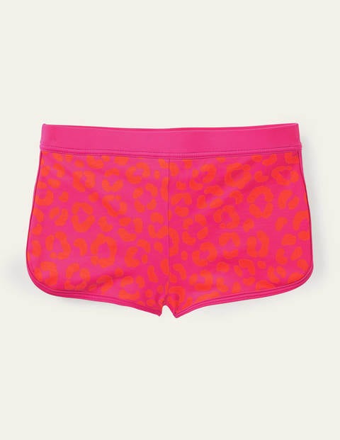 Short de bain à motif - Léopard rose fuchsia Short de bain à motif - Léopard rose fuchsia