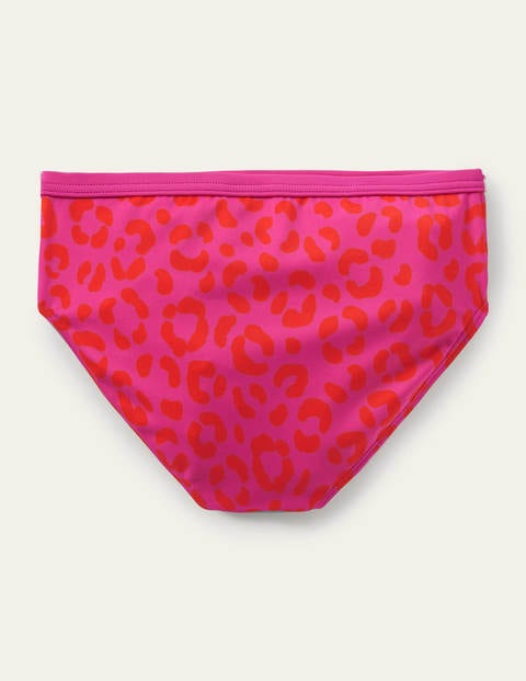 Patterned Bikini Bottoms - Fuchsia Pink Leopard Patterned Bikini Bottoms - Fuchsia Pink Leopard
