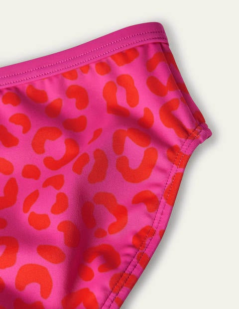 Patterned Bikini Bottoms - Fuchsia Pink Leopard Patterned Bikini Bottoms - Fuchsia Pink Leopard