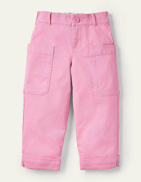 Pantacourt cargo - Rose fleur de prunier Pantacourt cargo - Rose fleur de prunier