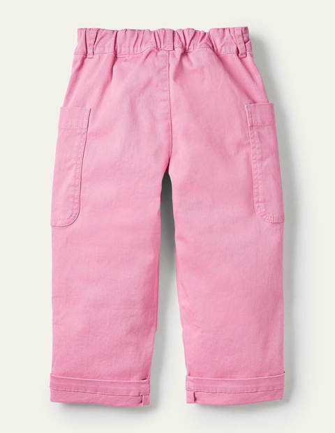 Pantacourt cargo - Rose fleur de prunier Pantacourt cargo - Rose fleur de prunier