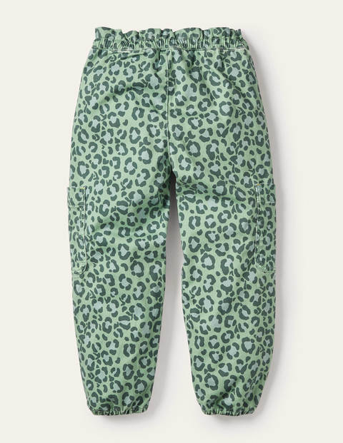 Utility Pull-On Trousers - Rosemary Green Leopard