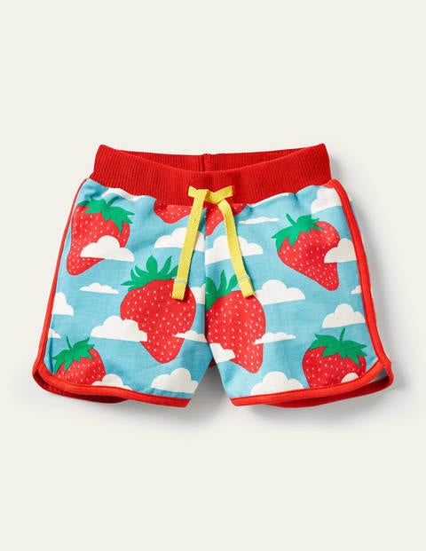 Shorts mit Retromuster - Wasserblau, Erdbeerhimmel Shorts mit Retromuster - Wasserblau, Erdbeerhimmel