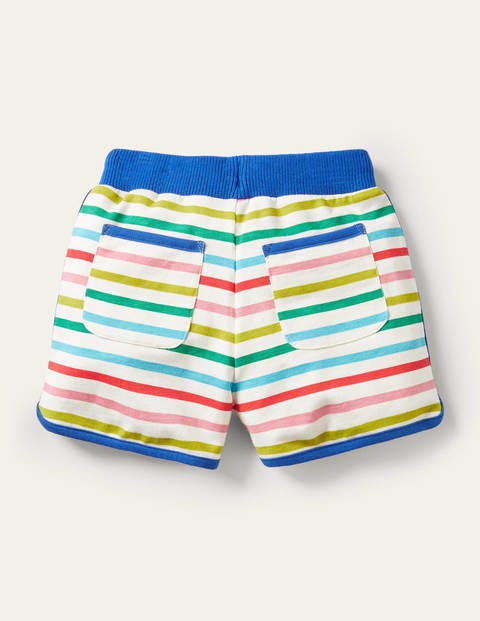 Shorts mit Retromuster - Bunt/Regenbogen, Gestreift Shorts mit Retromuster - Bunt/Regenbogen, Gestreift
