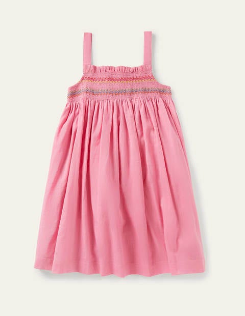 Fun Appliqué Sun Dress - Plum Blossom Pink Giraffe Fun Appliqué Sun Dress - Plum Blossom Pink Giraffe