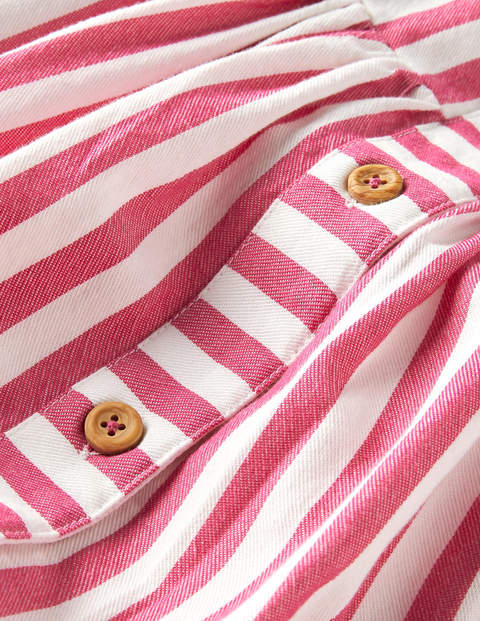 Button-down Sun Dress - Party Pink/ Ivory Button-down Sun Dress - Party Pink/ Ivory