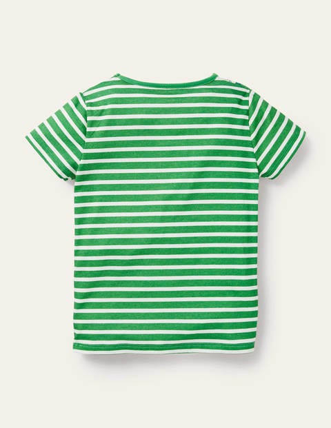 Explorer Lift-the-flap T-shirt - Ivory/ Iguana Green Binoculars Explorer Lift-the-flap T-shirt - Ivory/ Iguana Green Binoculars