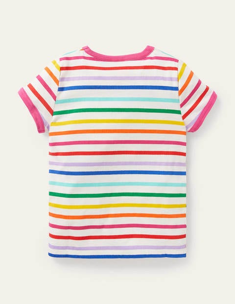 Animal Appliqué T-shirt - Multi Tropical Birds Animal Appliqué T-shirt - Multi Tropical Birds