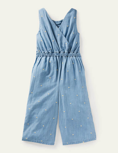 Combinaison bordée coupe large - Motif Daisy Chain chambray Combinaison bordée coupe large - Motif Daisy Chain chambray