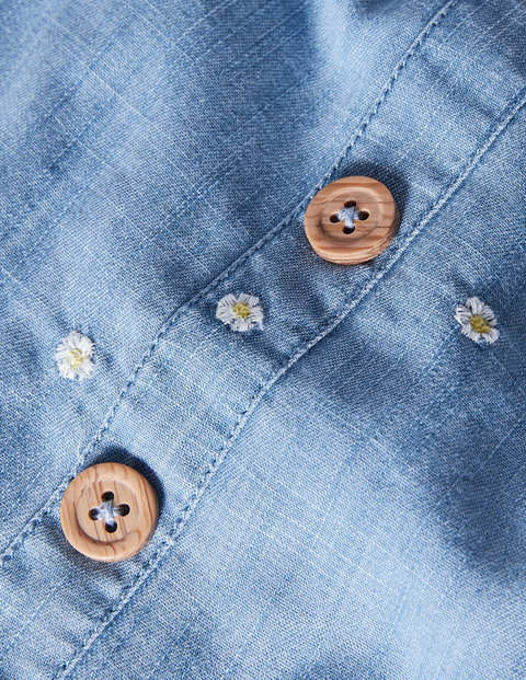 Combinaison bordée coupe large - Motif Daisy Chain chambray Combinaison bordée coupe large - Motif Daisy Chain chambray