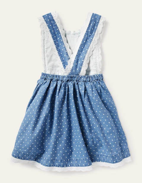 embroidered pinafore