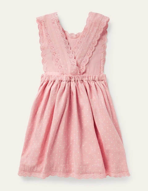 embroidered pinafore