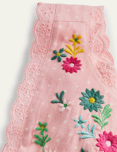 embroidered pinafore