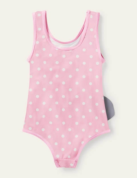 Fun Appliqué Swimsuit - Pink Spot Elephant Rainbow Fun Appliqué Swimsuit - Pink Spot Elephant Rainbow