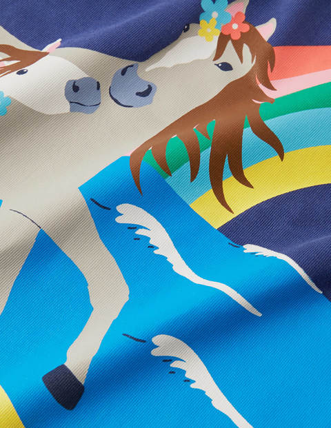 Scene T-shirt - Starboard Blue Horse Scene T-shirt - Starboard Blue Horse