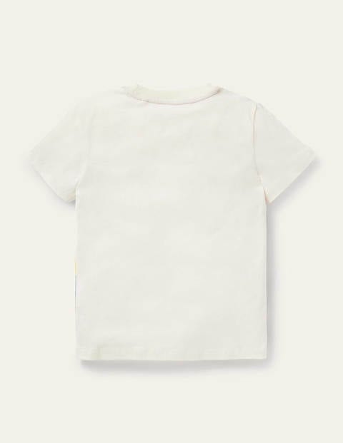 Scene T-shirt - Ivory Dinosaur Scene T-shirt - Ivory Dinosaur