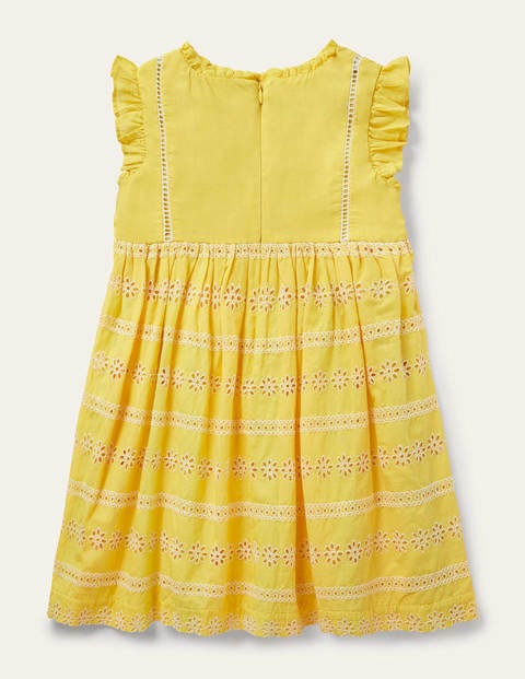 Broderie Dress - Sweetcorn Yellow Broderie Dress - Sweetcorn Yellow