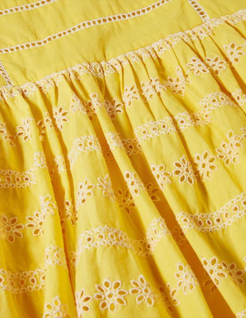 Broderie Dress - Sweetcorn Yellow Broderie Dress - Sweetcorn Yellow