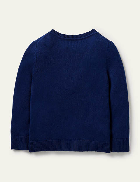 Jungle Scene Sweater - Starboard Blue Giraffe Jungle Scene Sweater - Starboard Blue Giraffe