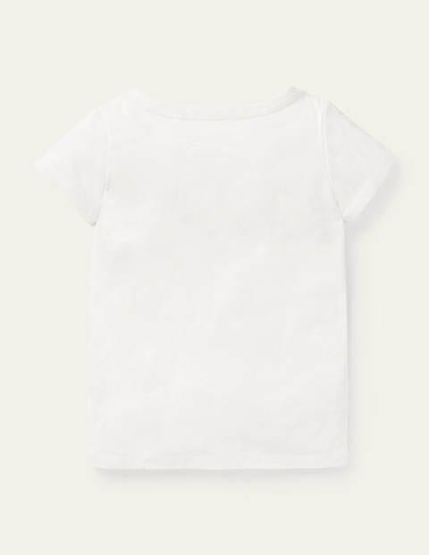 Short-sleeved Breton - Ivory/ Rainbow Short-sleeved Breton - Ivory/ Rainbow