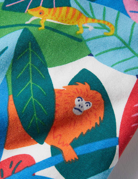 Fun Cropped Leggings - Multi Endangered Jungle Fun Cropped Leggings - Multi Endangered Jungle