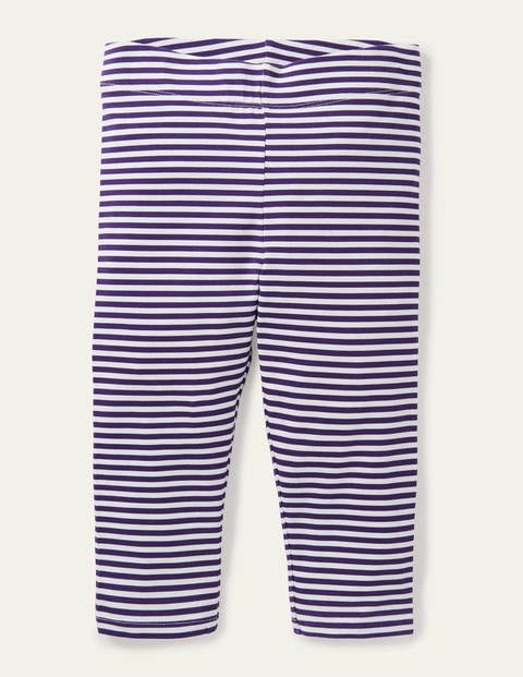 Fun Cropped Leggings - Indigo Navy/ White Fun Cropped Leggings - Indigo Navy/ White