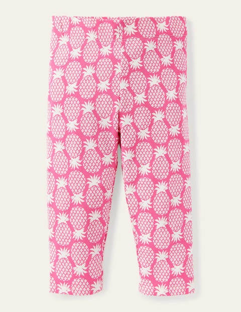 Fröhliche 7/8-Leggings - Pink, Geometrisches Ananasmuster Fröhliche 7/8-Leggings - Pink, Geometrisches Ananasmuster
