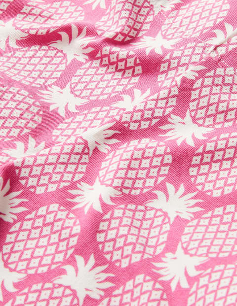 Fröhliche 7/8-Leggings - Pink, Geometrisches Ananasmuster Fröhliche 7/8-Leggings - Pink, Geometrisches Ananasmuster
