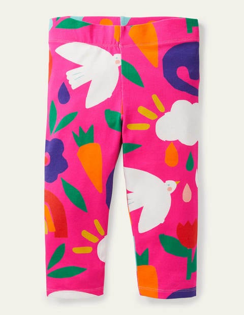 Fun Cropped Leggings - Tickled Pink Happy Dino Fun Cropped Leggings - Tickled Pink Happy Dino