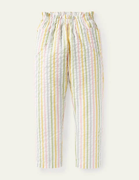 Pull-on Trousers - Multi Ticking Stripe Pull-on Trousers - Multi Ticking Stripe