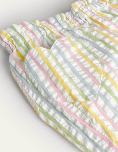 Pull-on Trousers - Multi Ticking Stripe Pull-on Trousers - Multi Ticking Stripe