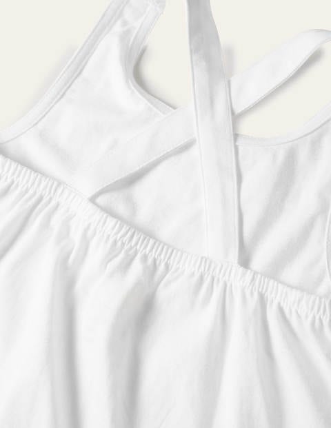 Cross-back Tank - White Cross-back Tank - White