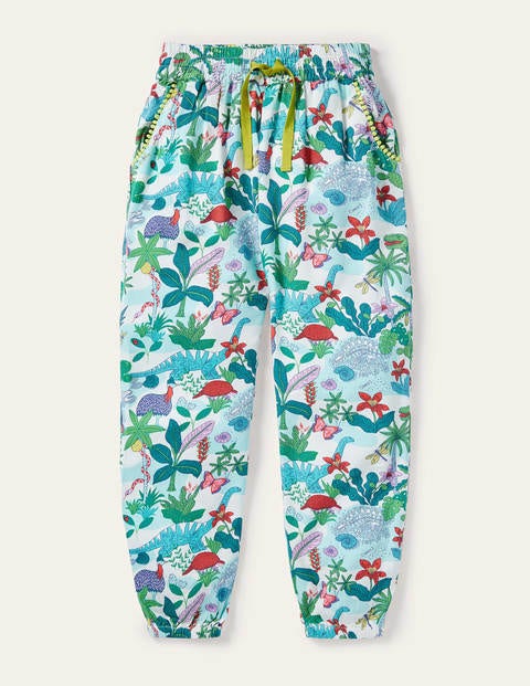 Pantalon tissé décontracté - Motif Darwin Island ivoire Pantalon tissé décontracté - Motif Darwin Island ivoire