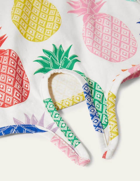 Tie-front T-shirt - Multi Giant Pineapples Tie-front T-shirt - Multi Giant Pineapples