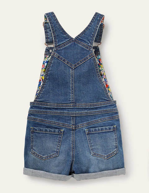 Salopette courte fun - Denim vintage clair Salopette courte fun - Denim vintage clair