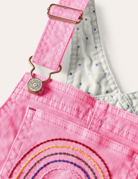 Fun Short Overalls - Festival Pink Fun Short Overalls - Festival Pink
