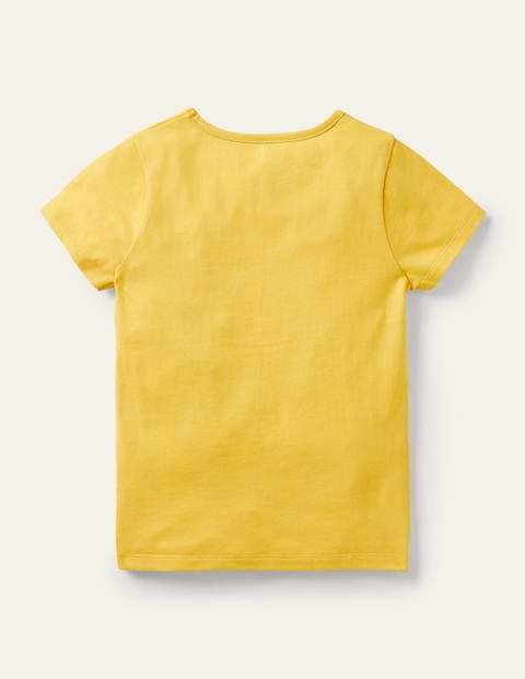 T-shirt à grand appliqué - Glace jaune maïs T-shirt à grand appliqué - Glace jaune maïs