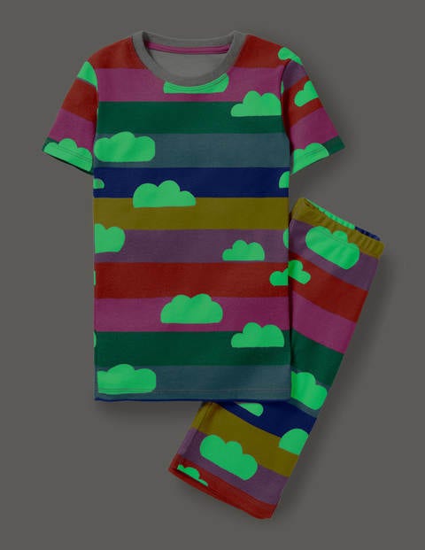 Snug Glow-in-the-dark Pyjamas - Multi Rainbow Clouds Snug Glow-in-the-dark Pyjamas - Multi Rainbow Clouds
