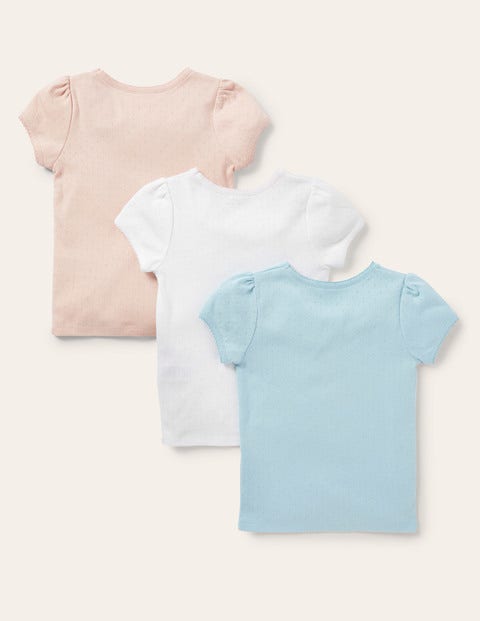 3-pack Short-sleeved Pointelle - Essentials 3-pack Short-sleeved Pointelle - Essentials