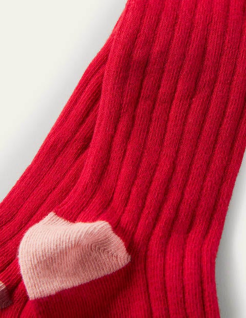 Ribbed Tights - Rockabilly Red Ribbed Tights - Rockabilly Red