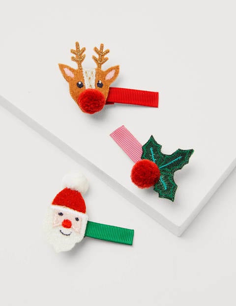 3 barrettes à cheveux - Multi Christmas 3 barrettes à cheveux - Multi Christmas