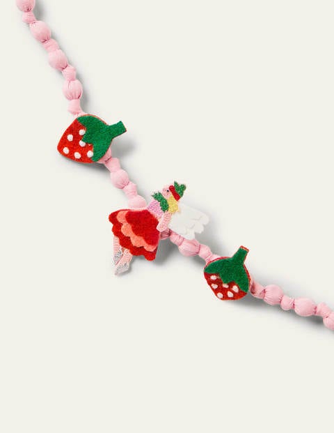 Fabric Necklace - Multi Fairy Fabric Necklace - Multi Fairy