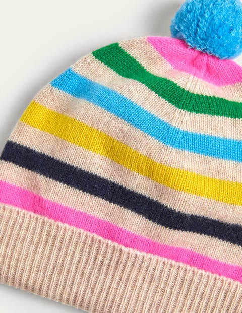 Striped Cashmere Knitted Set - Multi Striped Cashmere Knitted Set - Multi