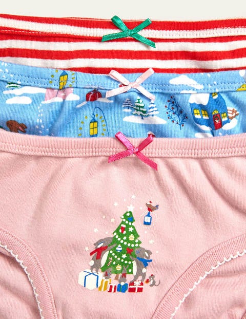 Christmas Pants 3 Pack - Woodland Christmas Christmas Pants 3 Pack - Woodland Christmas
