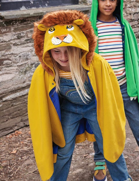 Fancy Dress Velvet Cape - Honeycomb Lion Fancy Dress Velvet Cape - Honeycomb Lion